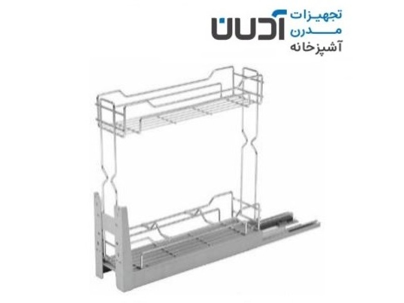 جا بطری ریل کف تاندم (آرام بند) دو طبقه مدل رایان