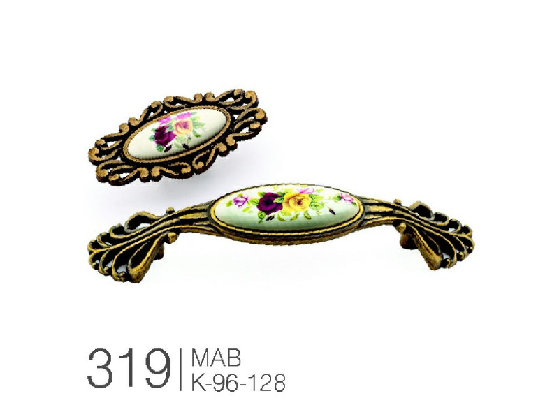 دستگیره سرامیکی سایز تک پیچ و ۹۶ و ۱۲۸ کد ۳۱۹