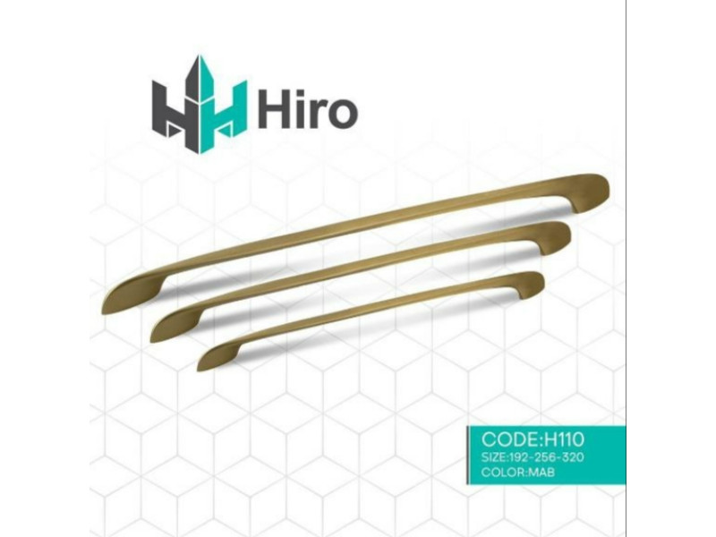 دستگیره فلزی هیرو دارای رنگبندی و سایز کد H110