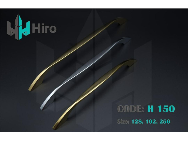 دستگیره فلزی هیرو دارای رنگبندی و سایز کد H150