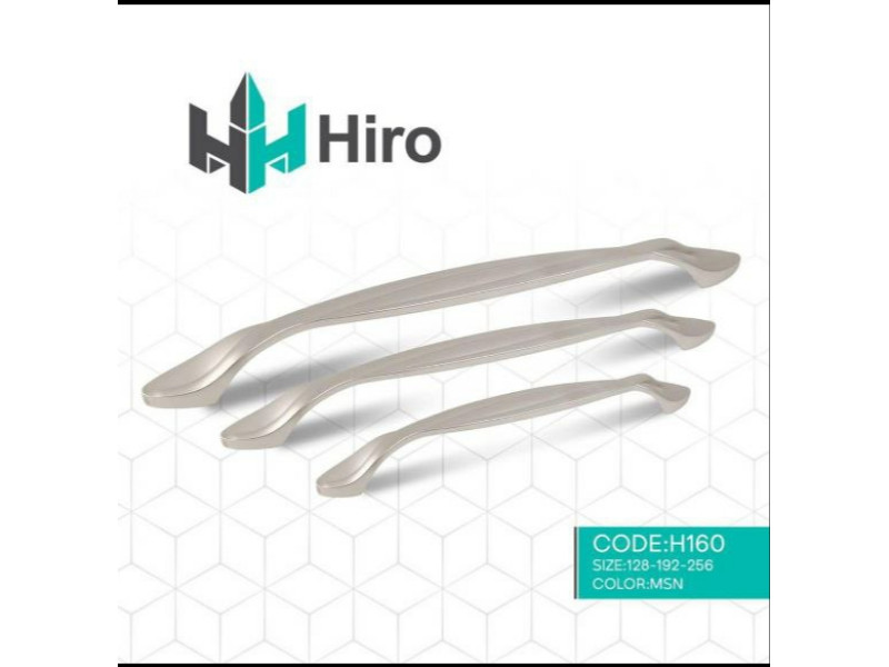 دستگیره فلزی هیرو دارای رنگبندی و سایز کد H160