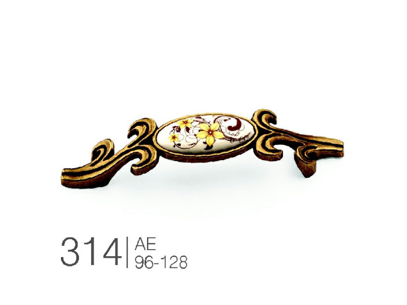 دستگیره کابینت سرامیکی سایز ۹۶ و ۱۲۸ کد ۳۱۴