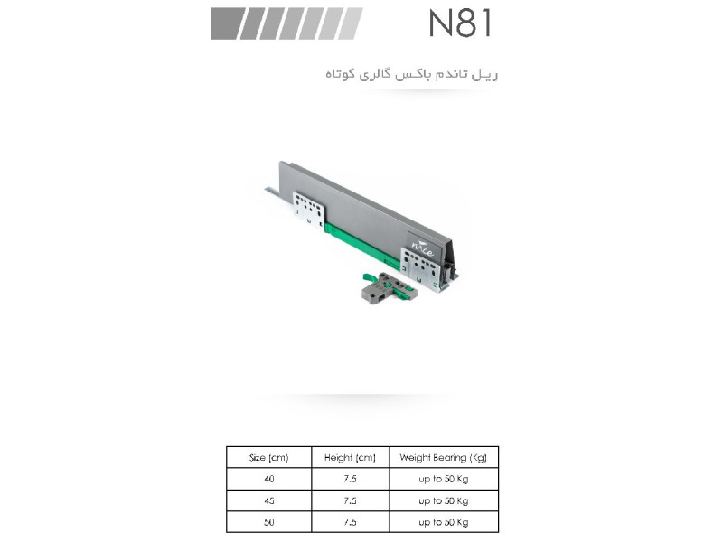 ریل تاندم باکس ، گالری کوتاه ,N81