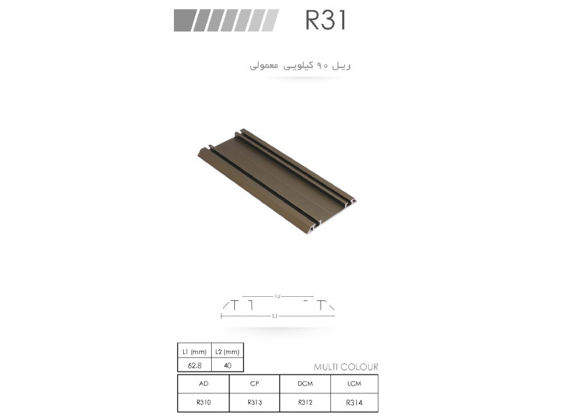 ریل نود کیلویی معمولی R31